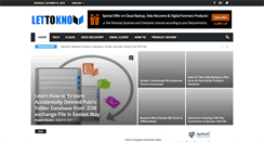 Desktop Screenshot of lettoknow.com