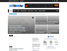 Tablet Screenshot of lettoknow.com